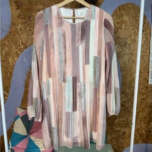 Wilfred Soft Pink / Purple Flowy Mini Dress